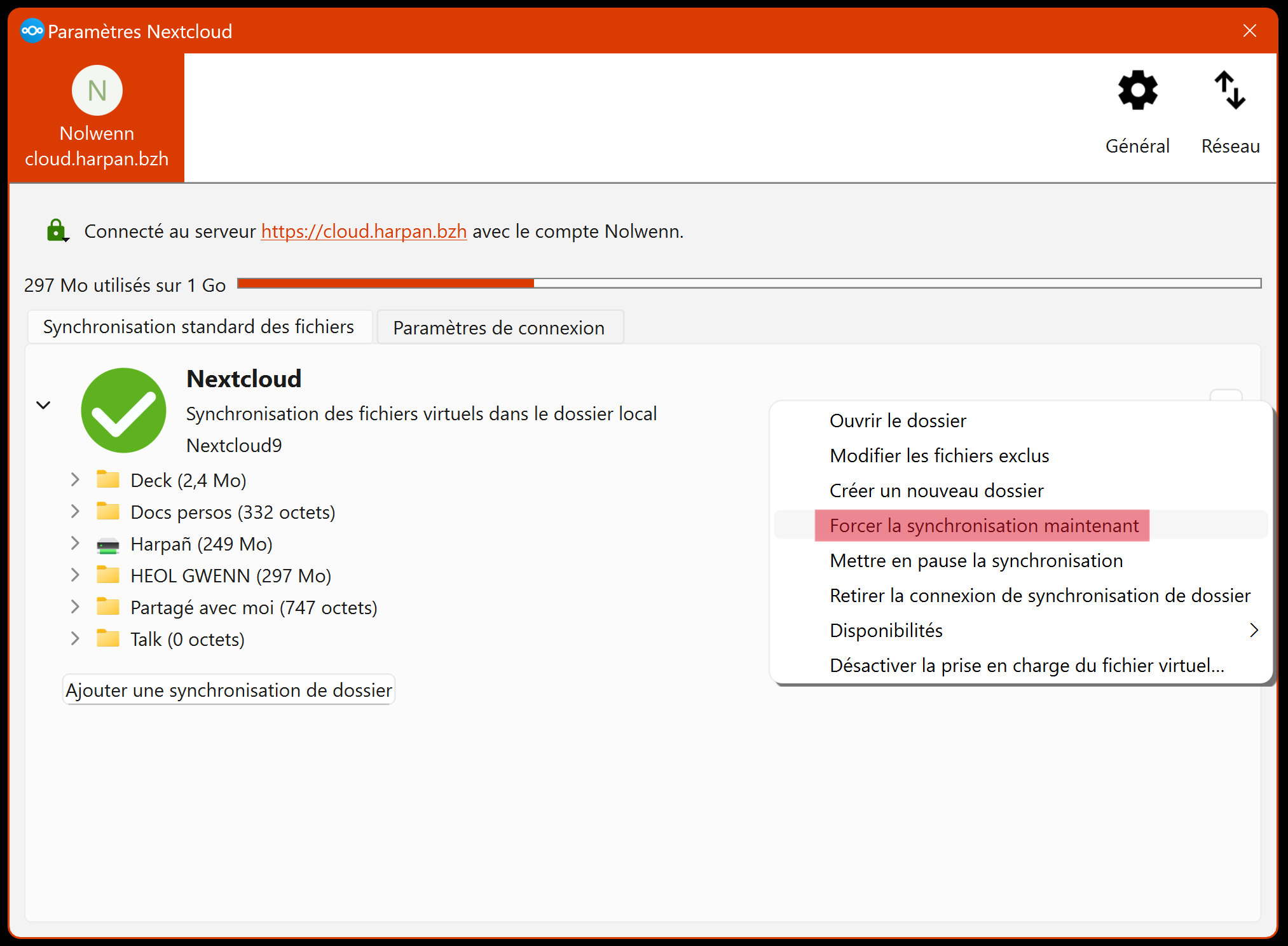 NextcloudClient-ForcerSynchronisation.png