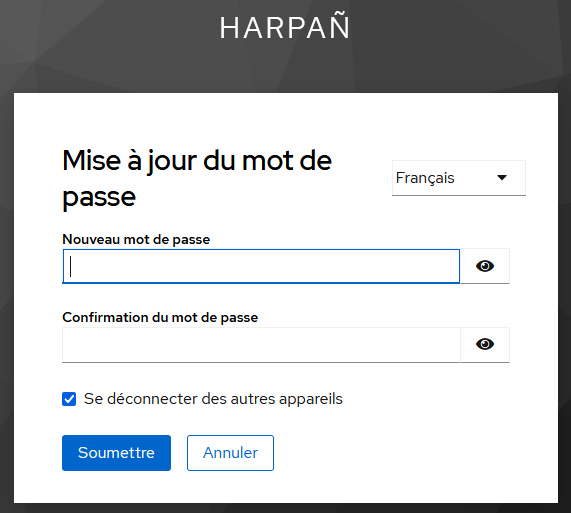 idp mot de passe 2